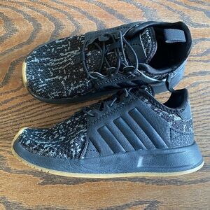 9K Adidas Black and Gray Athletic Shoes